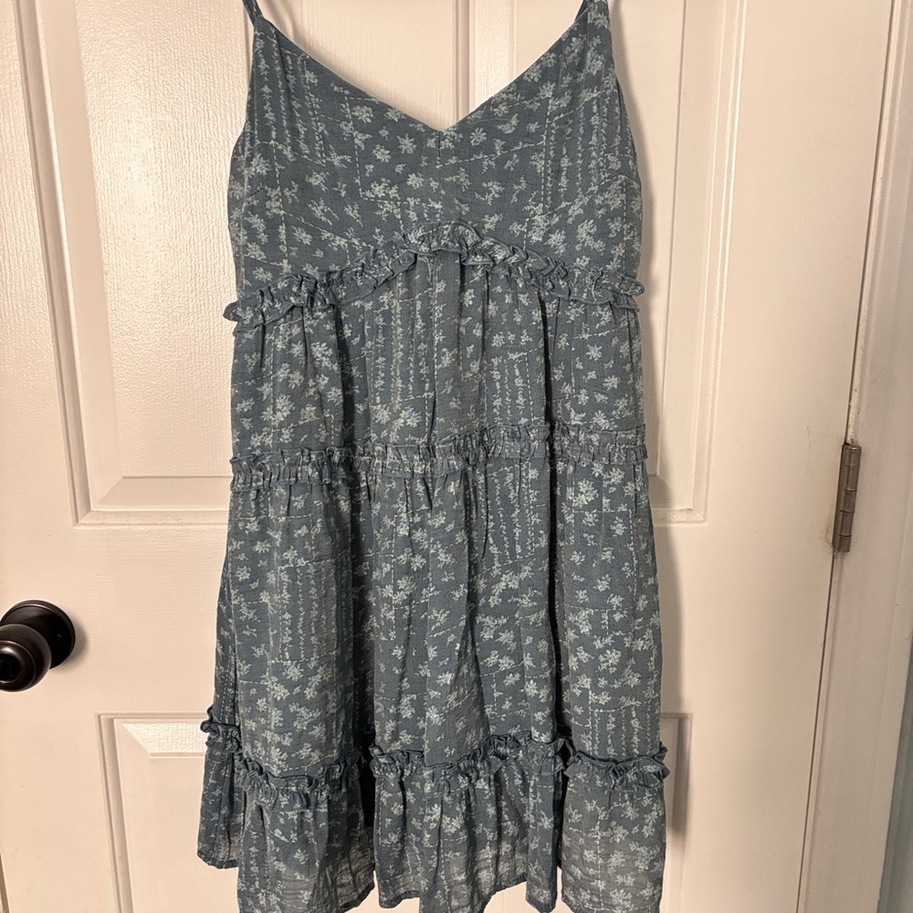 Floral Blue Dress